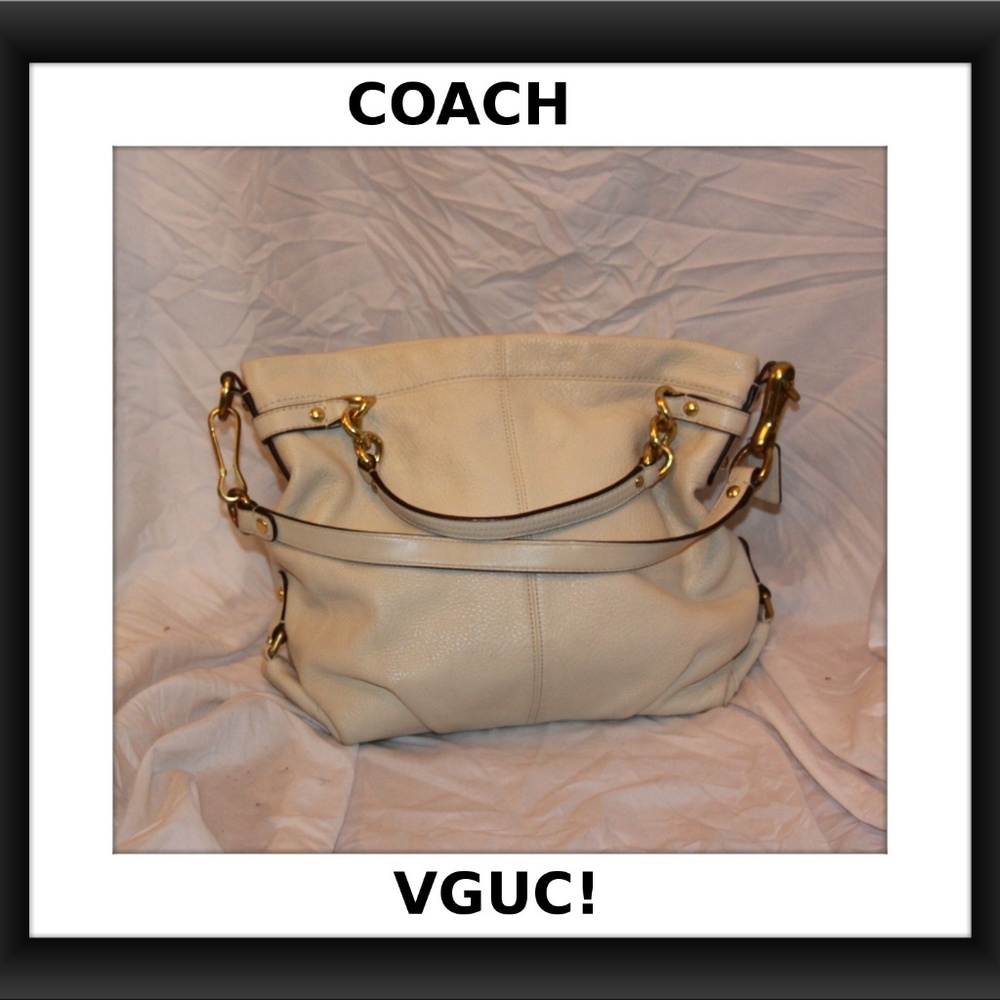 COACH F17165 Brooke White (Cream) Leather Handbag - Picture 2 of 9